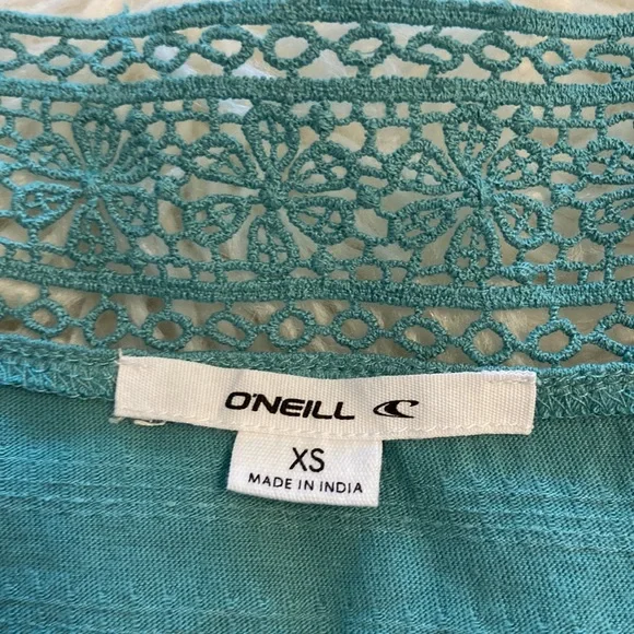 ONeill Shirt size XS brand new length 13” bust 30” teal color - Picture 13 of 13